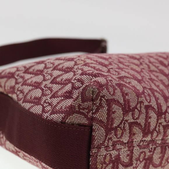 Christian Dior Trotter Canvas Shoulder Bag Red Auth rd4635 - Picture 14 of 16